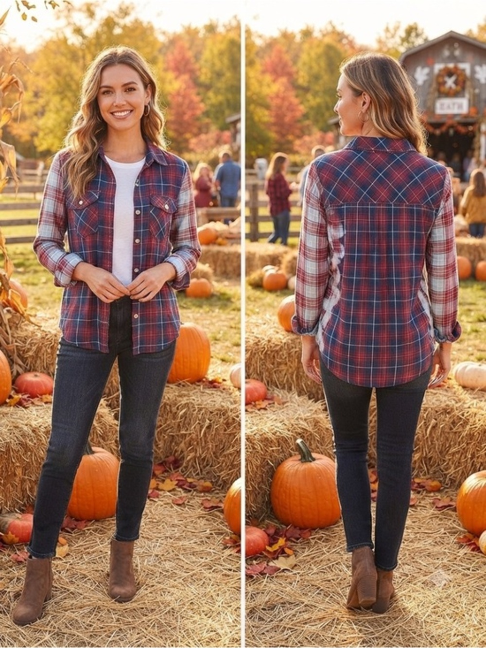 Tie-Dye Flannel from Our Creation. Womens Size Small